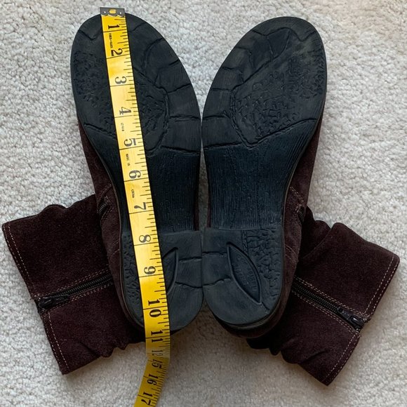 Earth Avani Brown Leather Boots Size US 9 - Picture 8 of 10